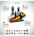 business infographic vector image vector image