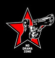 no drama vector image