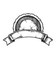 retro label vector image vector image