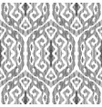 ikat seamless pattern in damask style vector image
