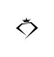 diamond logo design templates vector image
