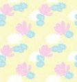 floral seamless background vector image