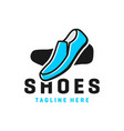 mens shoes modern logo vector image vector image
