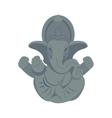 india elephant budda vector image vector image