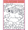 coloring book page vector image