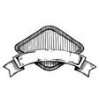 retro label vector image vector image
