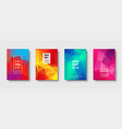 triangle polygonal abstract background colorful vector image