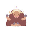 flat cartoon animal clip art vector image