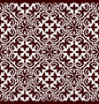 floral ornamental decoration pattern vector image