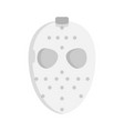hockey mask icon design template vector image vector image