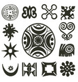 african traditional motifs vector image vector image