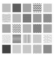 seamless wavy line pattern big set vector image vector image