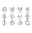zodiac signs on white vector image