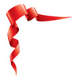 red sticker on white background vector image vector image