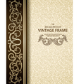 vintage background vector image