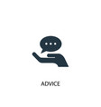 advice icon simple element vector image
