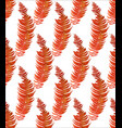 autumn leaves seamless patter vector image vector image
