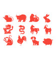 chinese new year 2021 ox vector image