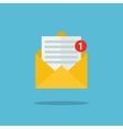 concept of email notification icon vector image