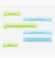 chat frames message babble for your text vector image