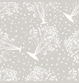 seamless pattern magnolia trees vector image