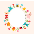 easter card vector image vector image