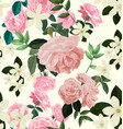 floral seamless pattern vector image