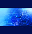 mosaic blue background vector image vector image