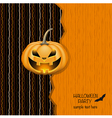 halloween party card vector image