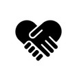 handshake icon deal icon vector image vector image