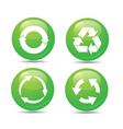 nature icons vector image vector image