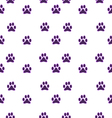 paw background pattern vector image