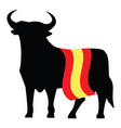 bull and serape vector image vector image