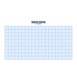 sheet of graph paper with grid millimeter vector image