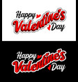 001 happy valentines day typography designs vector image