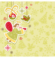 abstract christmas lovely cute card vector image