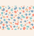 colorful pattern with terrazzo texture vector image vector image