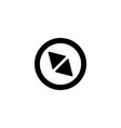 compass icon vector image vector image