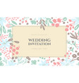 background of flowers composition vector image