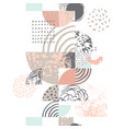 modern seamless geometric pattern semicircles vector image vector image