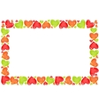 heart frame vector image