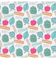 seamless school pattern vector image vector image