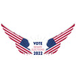 senate elections 2022 in usa election poster vector image vector image