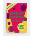 merry year design vector image vector image