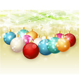 christmas background vector image vector image