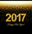 happy new year postcard vector image