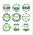 quality badges collection vector image
