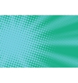 green sun pop art light vector image vector image