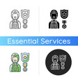 defence industry icon vector image