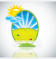 easter background vector image